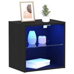 Berkfield Home Floating Shelf Black Oak 40x28, 5x40 cm Engineered Wood - thumbnail 3