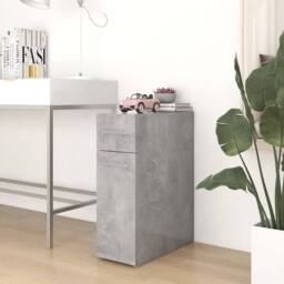 Berkfield Home Sturdy Apothecary Cabinet Concrete Grey 20x45.5x60 cm Engineered Wood - thumbnail 8
