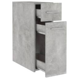 Berkfield Home Sturdy Apothecary Cabinet Concrete Grey 20x45.5x60 cm Engineered Wood - thumbnail 5