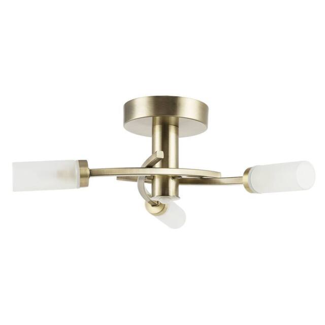 Happy Homewares Modern Sensor Bathroom Ceiling Light Fixture with Multi Functions in Metallic Gold - image 1