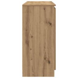 Berkfield Home Sideboard with Drawers Artisan Oak 100.5x35x76 cm Engineered Wood in Brown - thumbnail 7