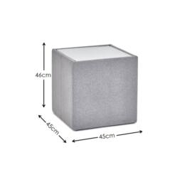 Cheshire Rovira Stylish Lamp Table in Platinum in Grey - thumbnail 3