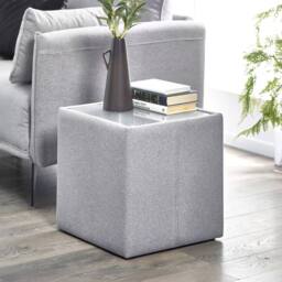 Cheshire Rovira Stylish Lamp Table in Platinum in Grey - thumbnail 2