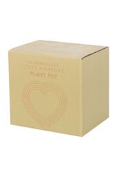 KDMD Cream Speckle Bum Plant Pot in White - thumbnail 4