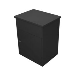 Monstershop Black Parcel Post Box