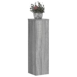 Berkfield Home Plant Stand 2pcs Grey Sonoma 17x17x60 cm Engineered Wood - Size: 17 x 17 x 60 cm - thumbnail 3