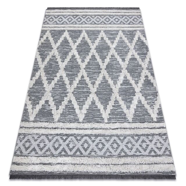 RugsX Moroc Rug in Grey - Size: 155 cm x 220 cm - image 1