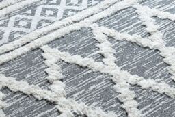 RugsX Moroc Rug in Grey - Size: 155 cm x 220 cm - thumbnail 5