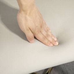 STILVORA Tub Chair with Metal Base in Cream - thumbnail 8