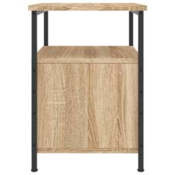 Berkfield Home Bedside Cabinets 2 pcs Sonoma Oak 34x35.5x50 cm Engineered Wood in Light Brown - thumbnail 8