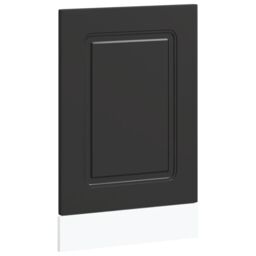Berkfield Home Dishwasher Panel¬†Kalmar¬†Black 45x1.5x67 cm Engineered Wood in Black - thumbnail 2