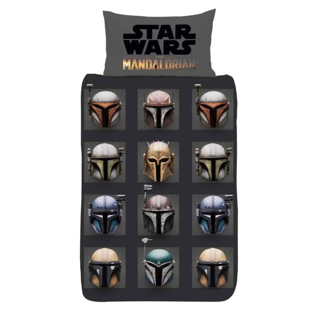Star Wars Helmet Reversible Duvet Set - Size: Single - image 1