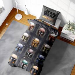 Star Wars Helmet Reversible Duvet Set - Size: Single - thumbnail 3