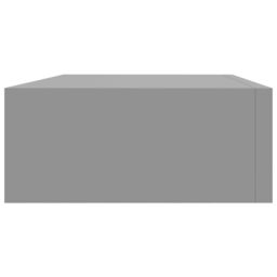 Berkfield Home Wall-mounted Drawer Shelf Grey 40x23.5x10cm MDF - Size: 40x23.5x10 cm - thumbnail 5