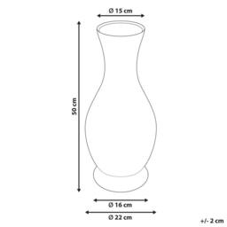 Wyld and Coco Rattan Vase 50 cm Handmade Boho Rustic Home Décor in Natural - thumbnail 3