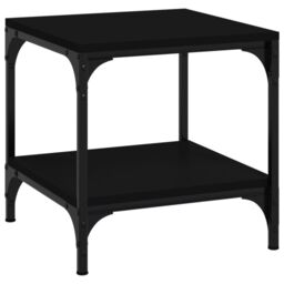 Berkfield Home Side Tables 2 pcs Black 40x40x40 cm Engineered Wood - Size: 40 x 40 x 40 cm - thumbnail 5