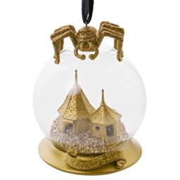 Warner Bros Harry Potter Alumni LED Collectable Bauble - Hagrid's Hut in Gold - thumbnail 3