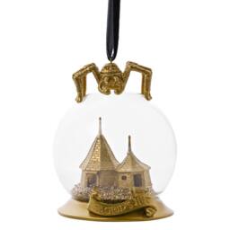 Warner Bros Harry Potter Alumni LED Collectable Bauble - Hagrid's Hut in Gold - thumbnail 2