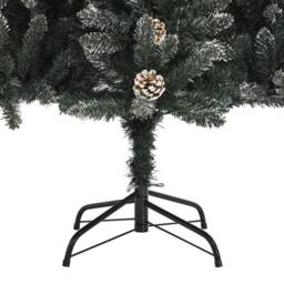 Berkfield Home Beautiful Artificial Christmas Tree with Stand Green 210 cm PVC - thumbnail 7