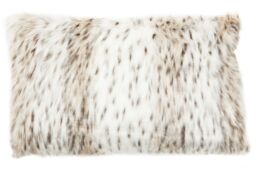 Orsina Bosie Lamina Animal Print Rectangular Cushion in Natural - thumbnail 1