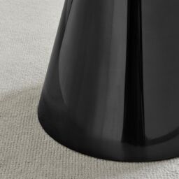 FurnitureboxUK Nina White Marble Effect Round Ceramic Dining Table in Off-White - thumbnail 5