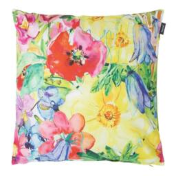 icon Meadow Print Set of 4 Outdoor Cushion - Collection Two in Pink - Size: 43 cm x 43 cm - thumbnail 3