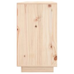 Berkfield Home Sideboard 111x34x60 cm Solid Wood Pine in Brown - Size: 111 x 34 x 60 cm - thumbnail 4