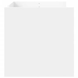 Berkfield Home Coffee Table White 100x50x50 cm Engineered Wood - Size: 100 x 50 x 50 cm - thumbnail 5