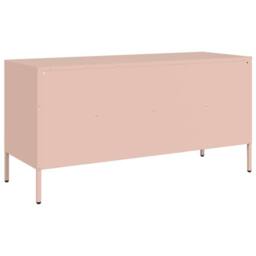 Berkfield Home TV Cabinet Pink 100.5x39x50.5 cm Steel - thumbnail 8