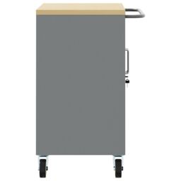 Berkfield Home Tool Cabinet with Wheels & Lockable Black 75x45x85 cm Steel - Size: 75 x 45 x 85 cm - thumbnail 7