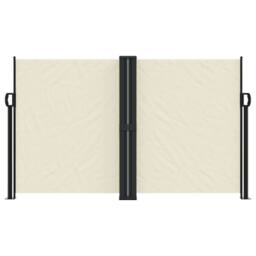 Berkfield Home Retractable Side Awning Cream 140x1200 cm - thumbnail 3