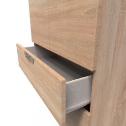 Ready Assembled 2 U Holborn 2 Door 2 Drawer Wardrobe (Ready Assembled) in Light Oak - thumbnail 6