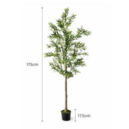 Voltico Artificial Olive Tree in Pot 175cm Realistic Faux Plant in Green - thumbnail 9