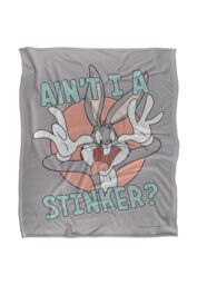 Warner Brothers Looney Tunes Officially Licensed Silky Touch Super Soft Throw Blanket 152 x 127 cm in White - thumbnail 1