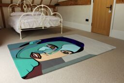 Benjamin Tate Design Thoughtful Boy Designer Rug in Natural - Size: Large - thumbnail 3