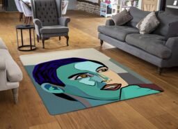 Benjamin Tate Design Thoughtful Boy Designer Rug in Natural - Size: Large - thumbnail 2
