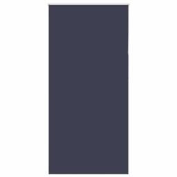Berkfield Home Roller Blind Blackout Coffee 120x130 cm Fabric Width 116.6 cm Pol… in Blue - thumbnail 2