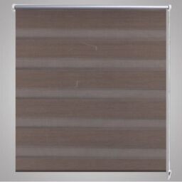 Berkfield Home Zebra Blind 50 x 100 cm Coffee in Brown - thumbnail 4