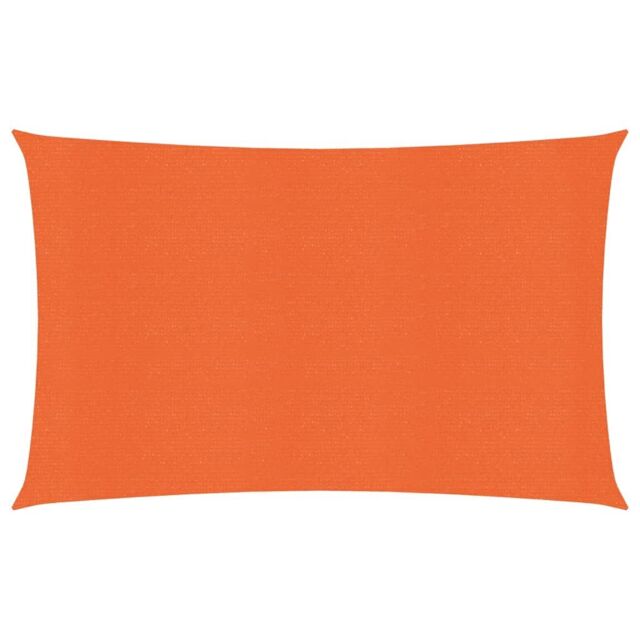 Berkfield Home Sunshade Sail 160 g/m ² Orange 2x4.5 m HDPE - image 1