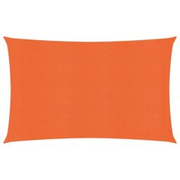 Berkfield Home Sunshade Sail 160 g/m ² Orange 2x4.5 m HDPE - thumbnail 1