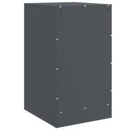 Berkfield Home Stylish Bedside Cabinets 2 pcs Anthracite 34.5x39x62 cm Steel in Charcoal - thumbnail 9