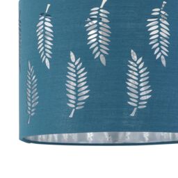 First Choice Lighting Fern - Teal Cut Out 25cm Pendant Lightshade - thumbnail 3