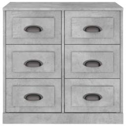 Berkfield Home Sideboard Concrete Grey 70x35.5x67.5 cm Engineered Wood - thumbnail 6