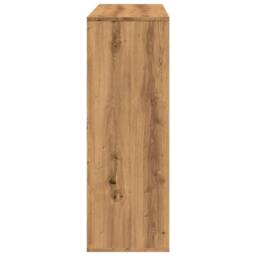Berkfield Home Book Cabinet/Room Divider Artisian Oak 100x33x94.5 cm in Brown - thumbnail 5