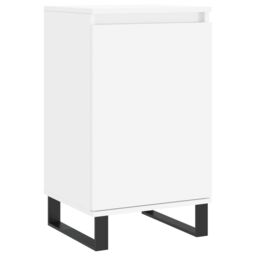 Berkfield Home Sideboards 2 pcs White 40x35x70 cm Engineered Wood in Black - Size: 40 x 35 x 70 cm - thumbnail 5