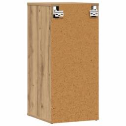 Berkfield Home Shoe Cabinets 2 pcs Artisan Oak 32x35x70 cm Engineered Wood in Brown - Size: 32 x 35 x 70 cm - thumbnail 7