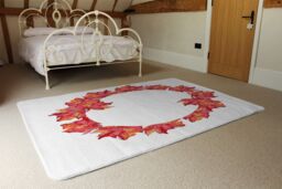 Benjamin Tate Design Autumn Reath Rug in Natural - Size: Large - thumbnail 3