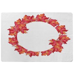 Benjamin Tate Design Autumn Reath Rug in Natural - Size: Large - thumbnail 1