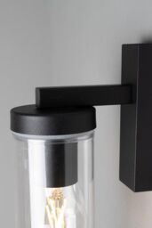 BHS Lighting Carlton Up or Down Outdoor Wall Light in Black - thumbnail 3
