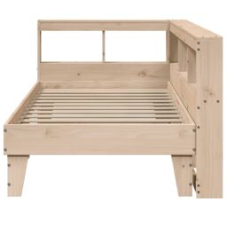 Berkfield Home Bookcase Bed without Mattress 90x190cm Solid Wood Pine in Brown - Size: 90x190 cm - thumbnail 5